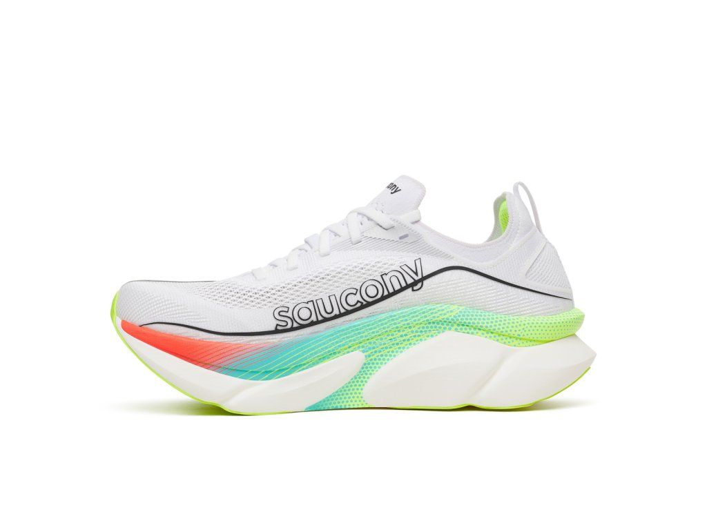 Saucony Endorphin Elite 3 white multi – boční profil